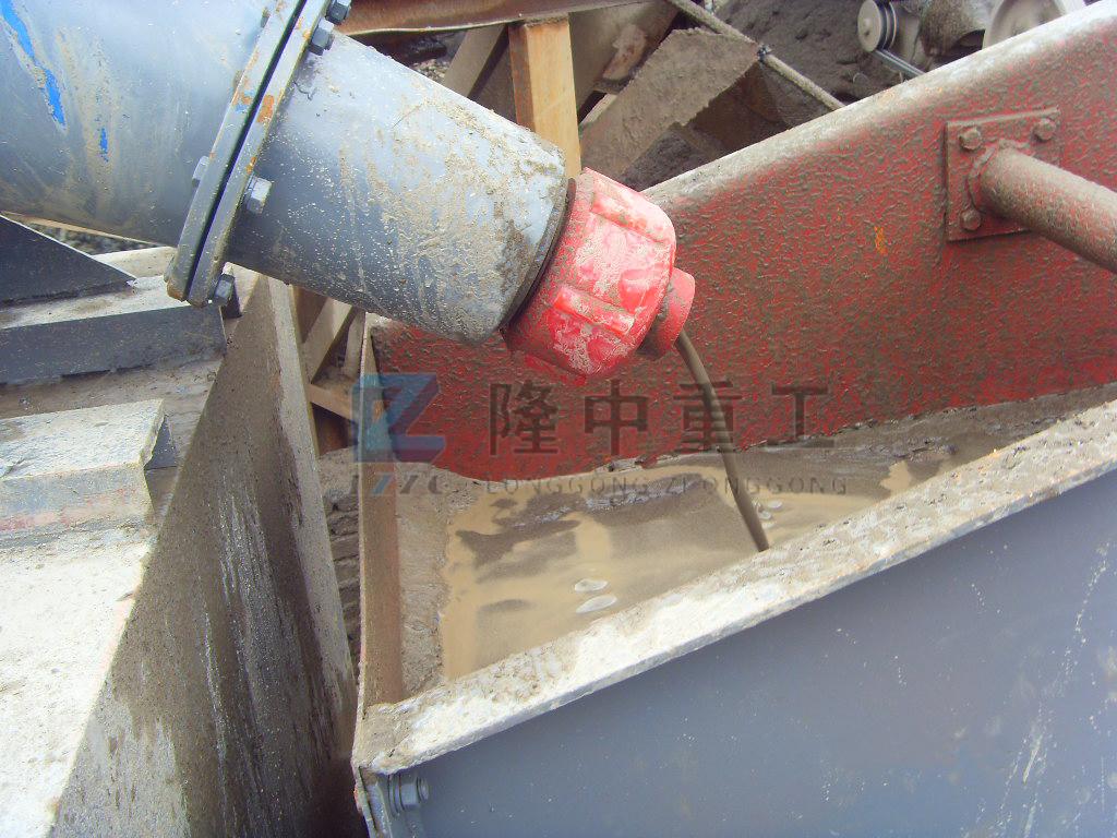 細砂回收設備出（chū）沙效果